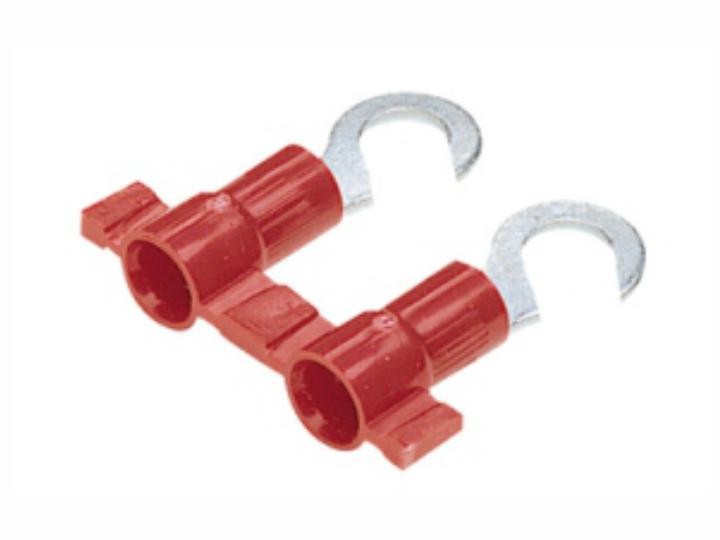 Hook  Terminals Nylon Insulated-Double crimp Reel Fed